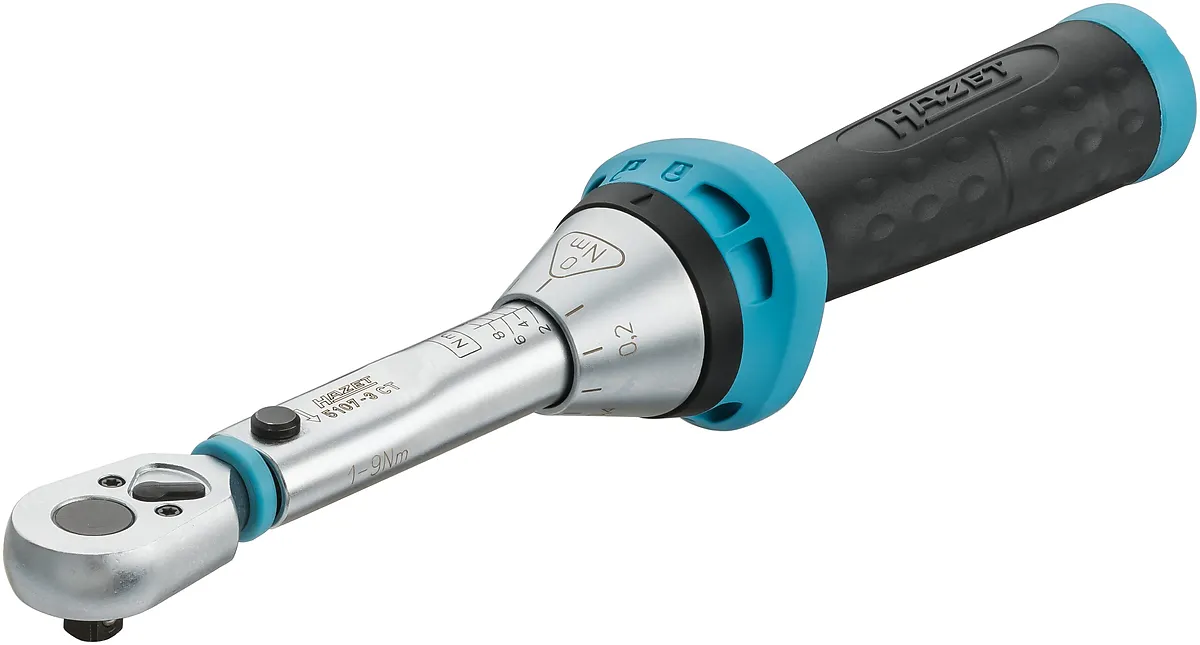 Hazet 5107-3CT 1–9 N·m tork anahtarı